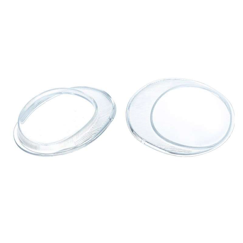شیشه چراغ مه شکن جلو خودرو قطعه سازان کبیر مدل MEH-206-165 مناسب برای پژو 206 بسته 2 عددی