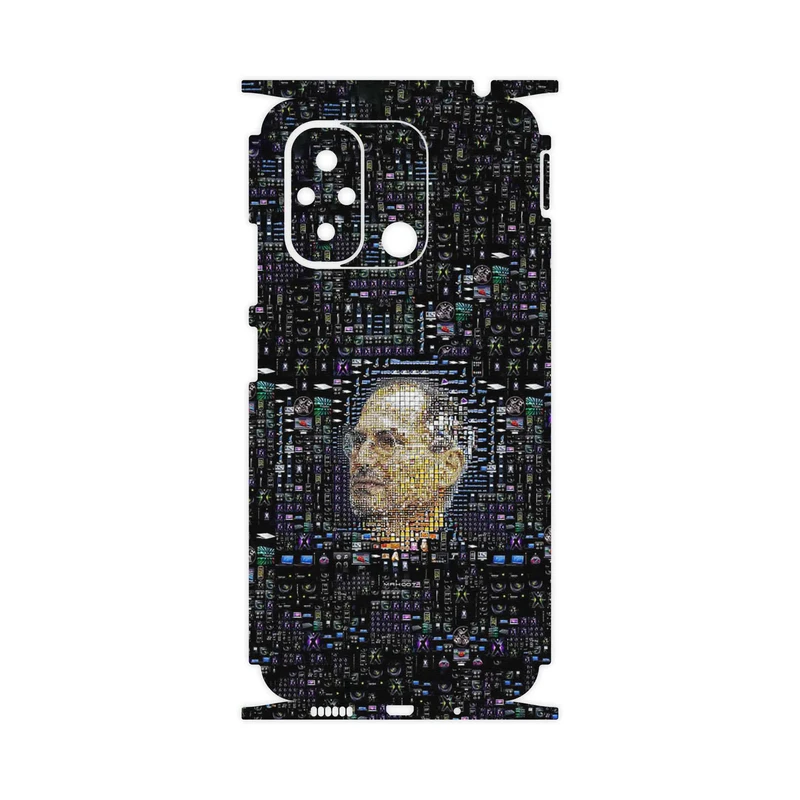 برچسب پوششی ماهوت مدل Collage of Steve Jobs 2-FullSkin مناسب برای گوشی موبایل شیائومی Redmi 12C