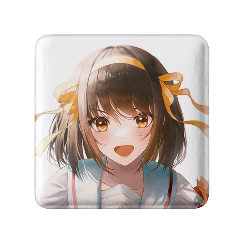 مگنت خندالو طرح هاروهی انیمه ناپدید شدن هارومی سوزومیا The Disappearance of Haruhi Suzumiya  مدل مربعی کد 23107