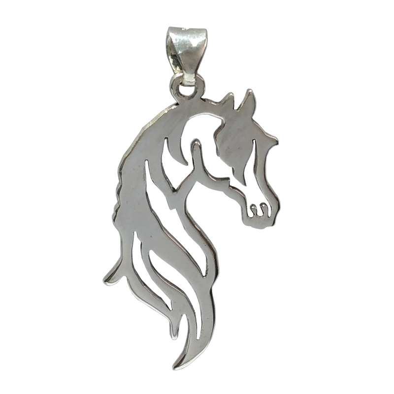 آویز گردنبند نقره زنانه مدل اسب