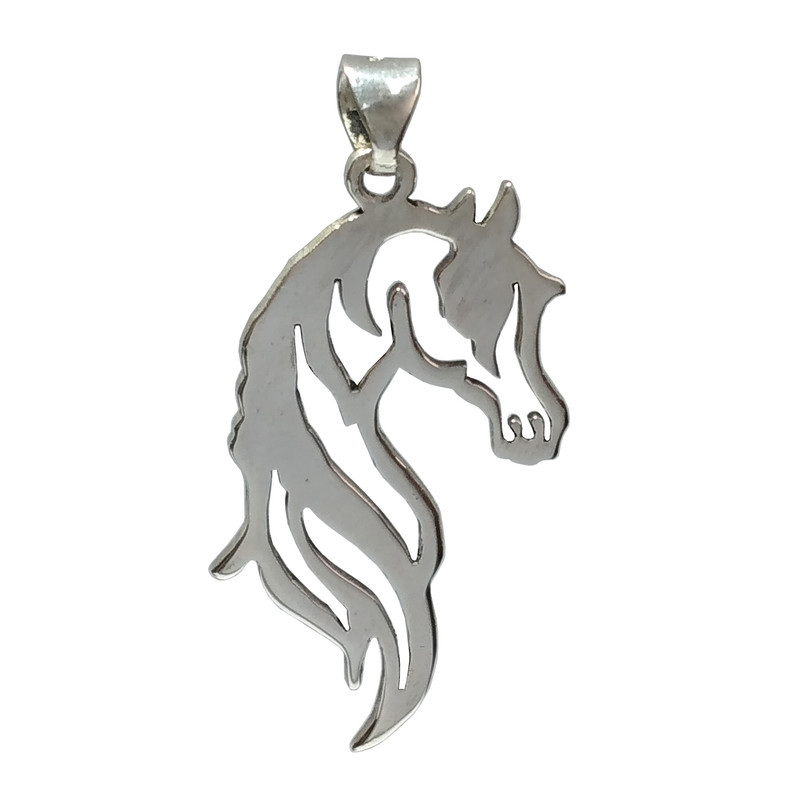 آویز گردنبند نقره زنانه مدل اسب