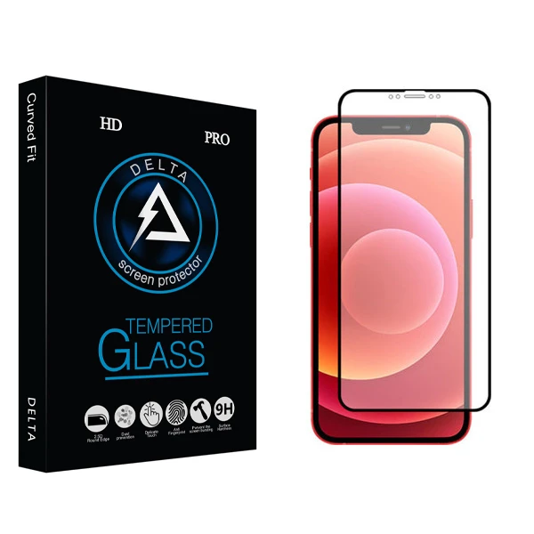 محافظ صفحه نمایش سرامیکی دلتا مدل Fit مناسب برای گوشی موبایل اپل iPhone 12 Pro Max