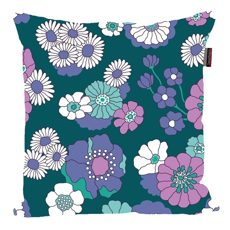 کوسن پاد آفرین مدل گل و برگ کد PK401052