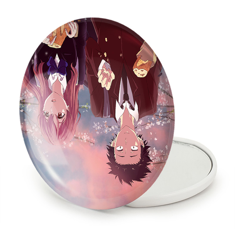 آینه جیبی خندالو طرح شوکو نیشیمیا و شویا ایشیدا انیمه سایلنت ویس A Silent Voice مدل تاشو کد 15818 آینه جیبی خندالو طرح شوکو نیشیمیا و شویا ایشیدا انیمه سایلنت ویس A Silent Voice مدل تاشو کد 15818