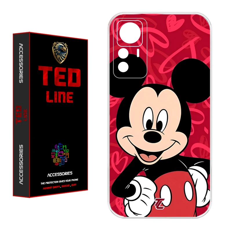 کاور تدلاین طرح میکی موس کد 1148 مناسب برای گوشی موبایل شیائومی Mi 12T / 12T Pro