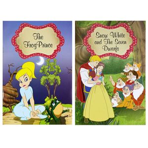 کتاب the frog prince و Snow White and the Seven Dwarfs اثر جمعی از نویسندگان انتشارات jolly دو جلدی