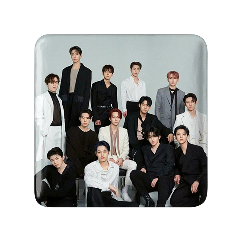 مگنت خندالو طرح گروه سونتین Seventeen  مدل مربعی کد 21654