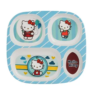 بشقاب کودک مهروز کد 5042 طرح Hello Kitty