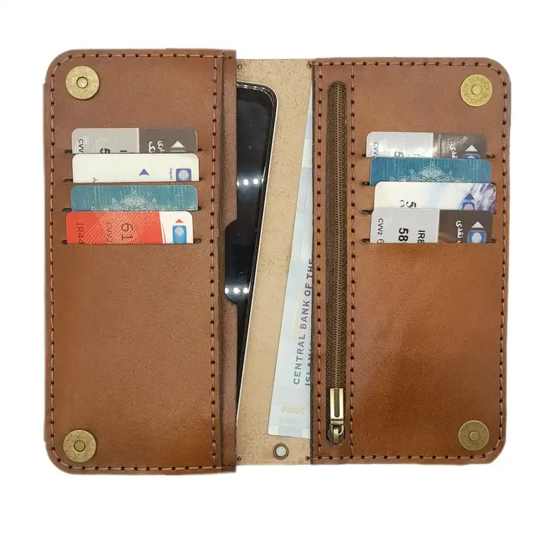 کيف پول مدل چرم طبيعی گاوی کد HL-14122