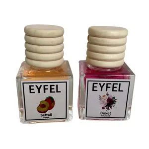 	 خوشبوکننده هوا خودرو ایفل مدل دسته گل و هلو کد Bouquet-Peach حجم 10 میلی‌ لیتر بسته 2 عددی