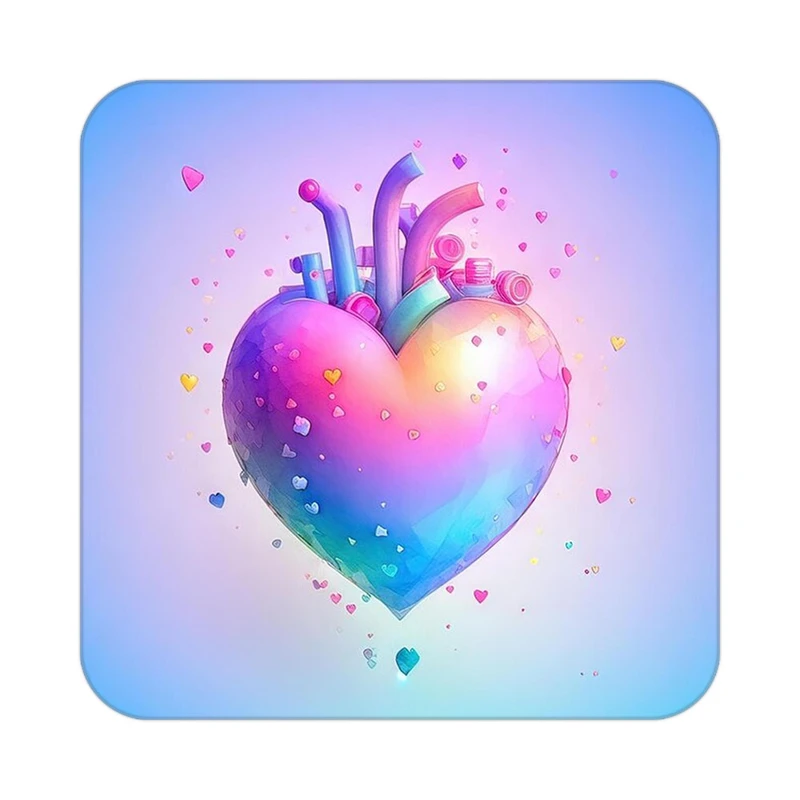 زیر لیوانی کاکتی مدل عاشقانه کد mp14115