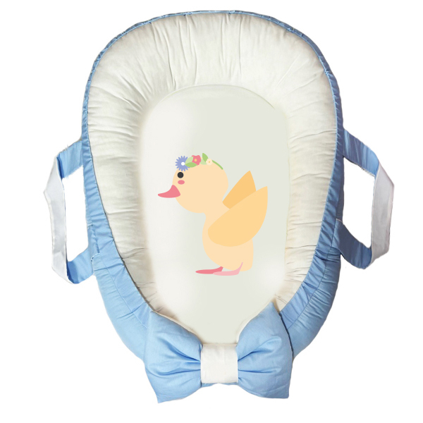 سرویس خواب سه تکه نوزاد مدل گارد محافظ دار طرح جوجه کد 011