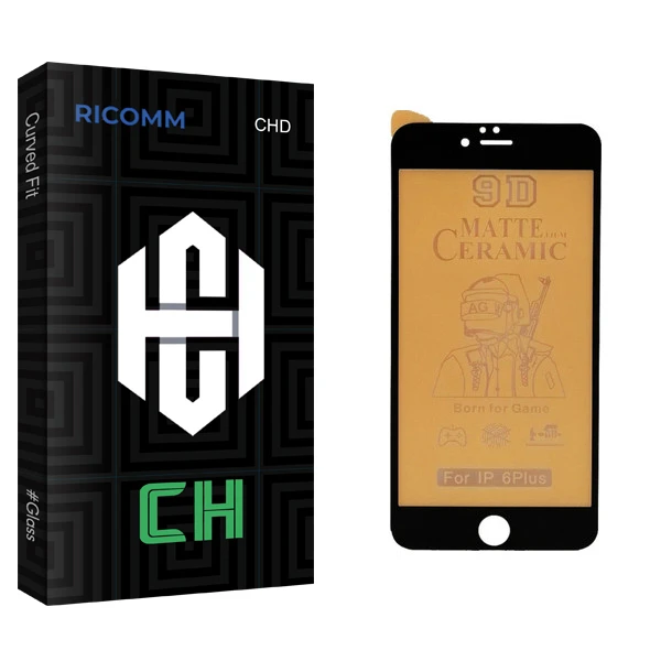 محافظ صفحه نمایش مات ریکام مدل CH glass مناسب برای گوشی موبایل اپل IPHONE 6S PLUS