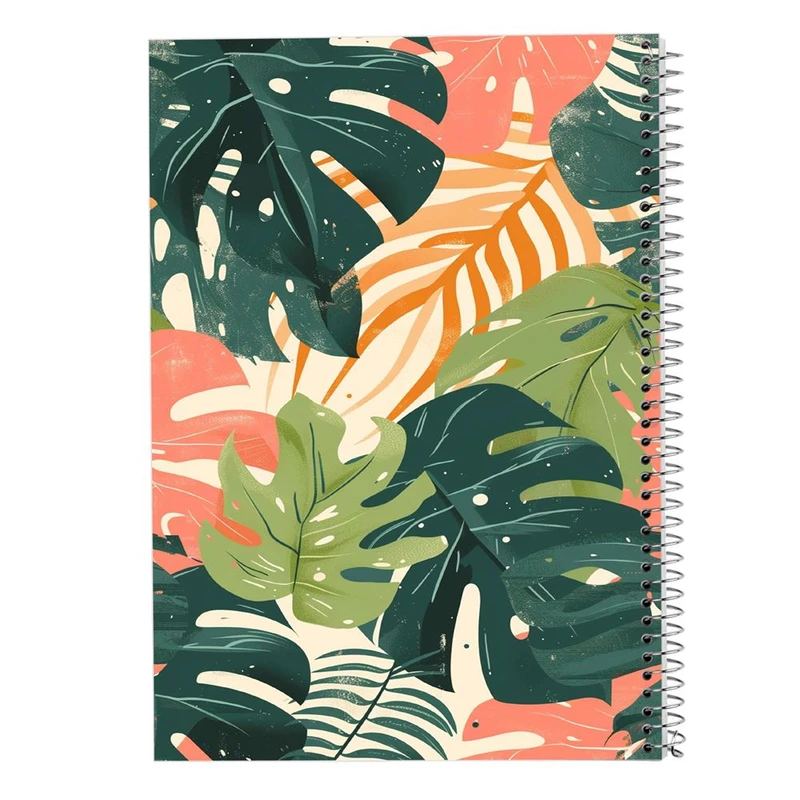 دفتر شطرنجی 50 برگ مدوپد طرح برگ کد DF15591