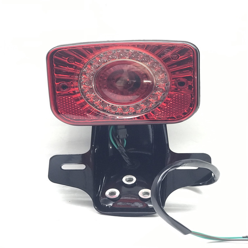 چراغ خطر عقب موتور سیکلت ام دی اچ مدل احسان کد 20LED مناسب برای CDI