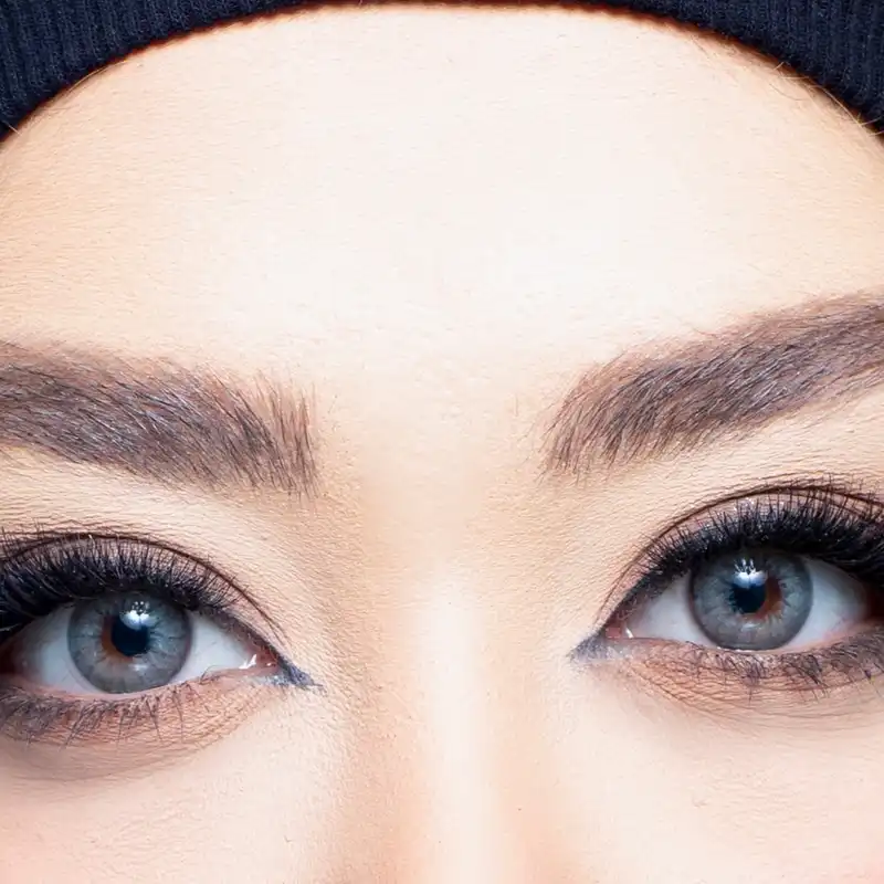 لنز چشم رویال ویژن کد 366 رنگ سبز طوسی هاله دار