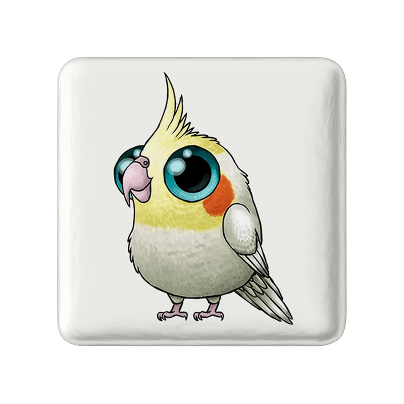 پیکسل خندالو طرح پرندگان زینتی مدل مربعی کد 30489