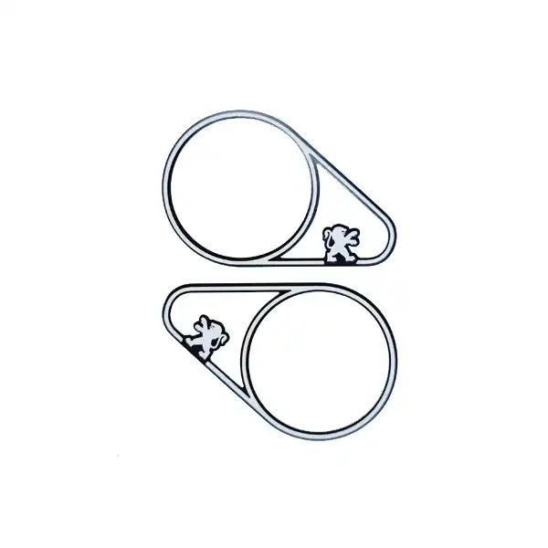 برچسب قاب تیوتر خودرو مدل 10728A مناسب برای پژو 207 بسته دو عـددی