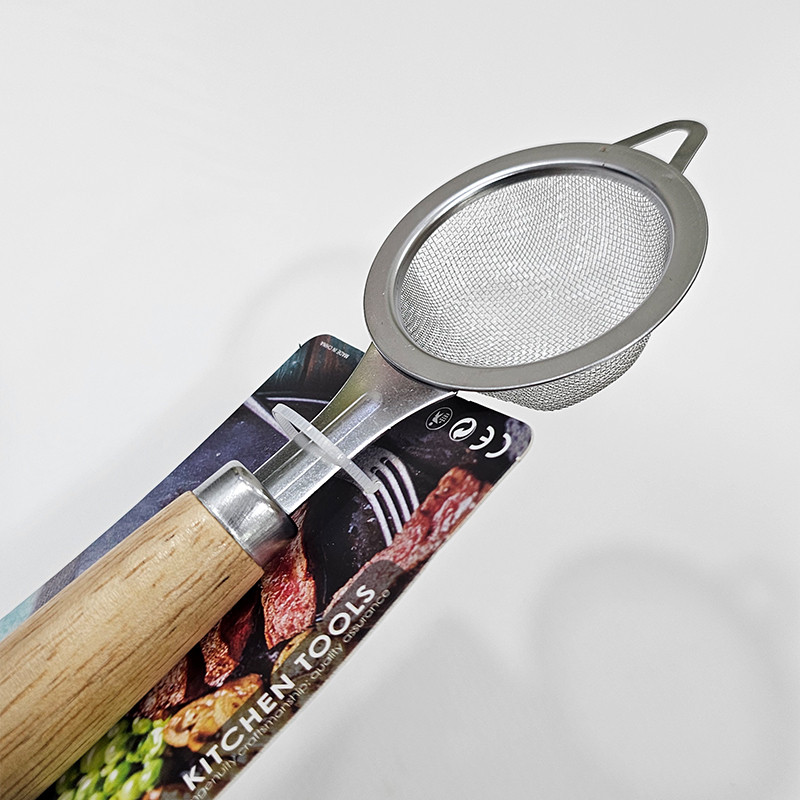 صافی چای کیچن تولز مدل دسته چوبی