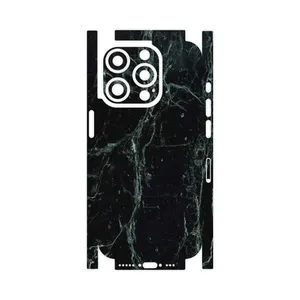 MAHOOT Graphite_Green_Marble-FullSkin Cover Sticker for Apple iPhone 15 Pro