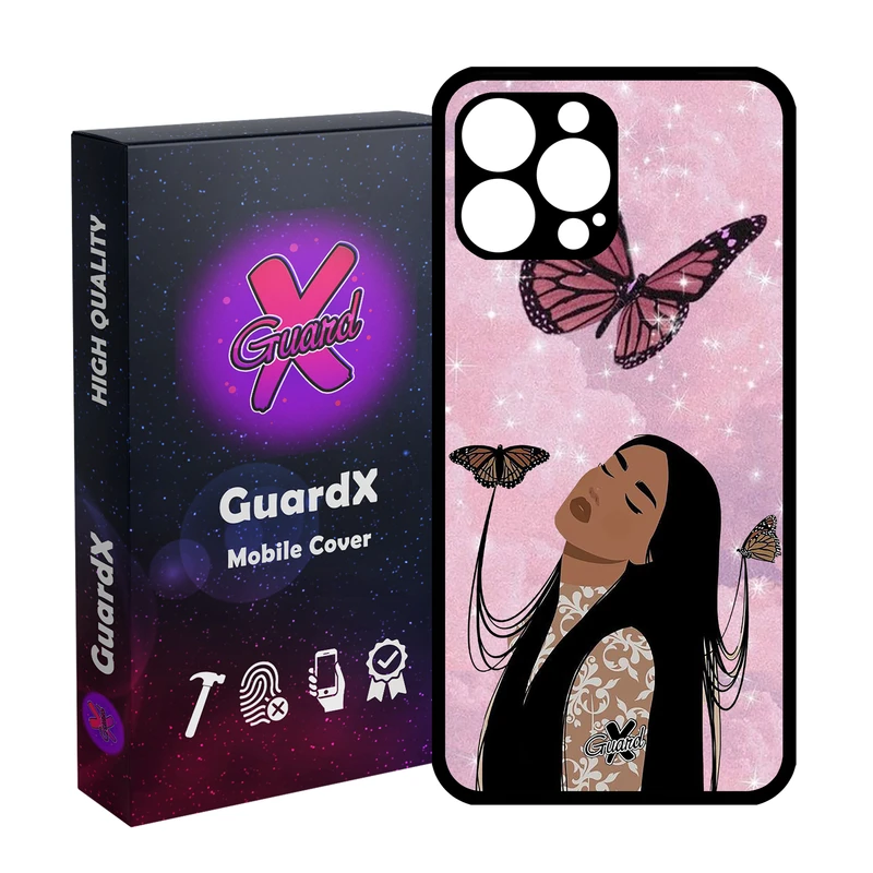 کاور گارد ایکس طرح Girl مدل Glass10297 مناسب برای گوشی موبایل اپل iPhone 14 Pro Max