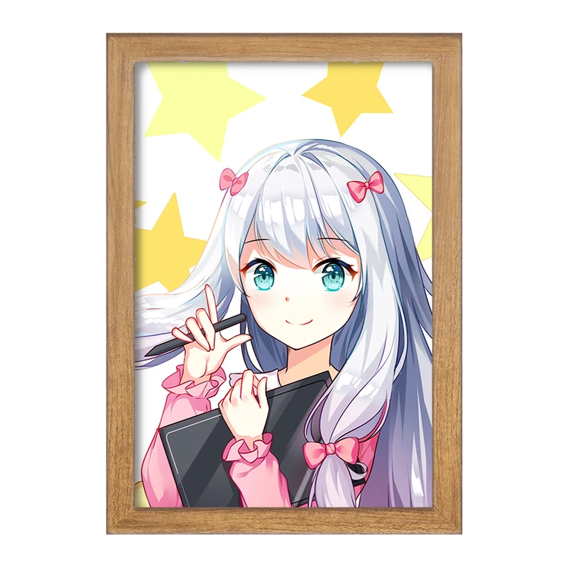 تابلو خندالو مدل ساگیری انیمه ارومانگا سنسی Eromanga Sensei  کد 22649