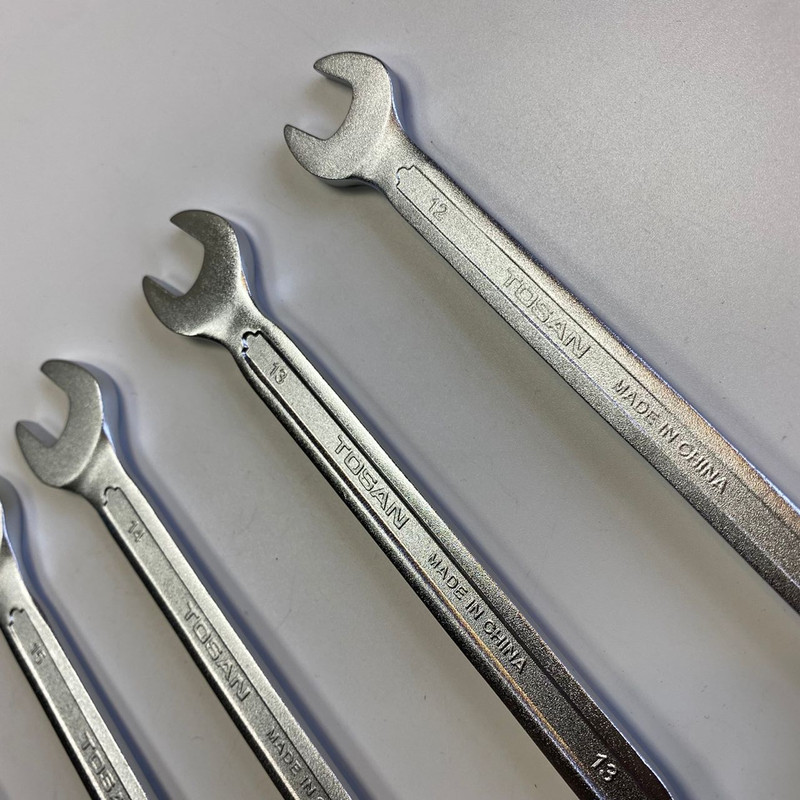 آچار یکسر تخت و یکسر رینگی توسن مدل T101-S12 مجموعه 12 عددی