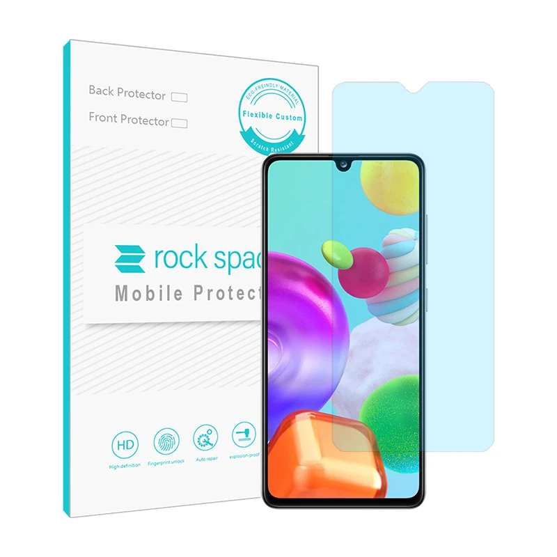 محافظ صفحه نمایش ضد اشعه آبی راک اسپیس مدل HyBLU مناسب برای گوشی موبایل سامسونگ Galaxy A41