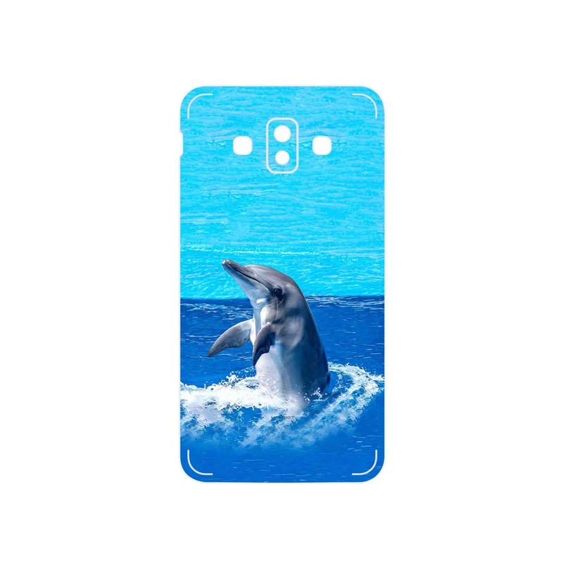 برچسب پوششی ماهوت مدل Dolphin مناسب برای گوشی موبایل سامسونگ Galaxy J7 Duo
