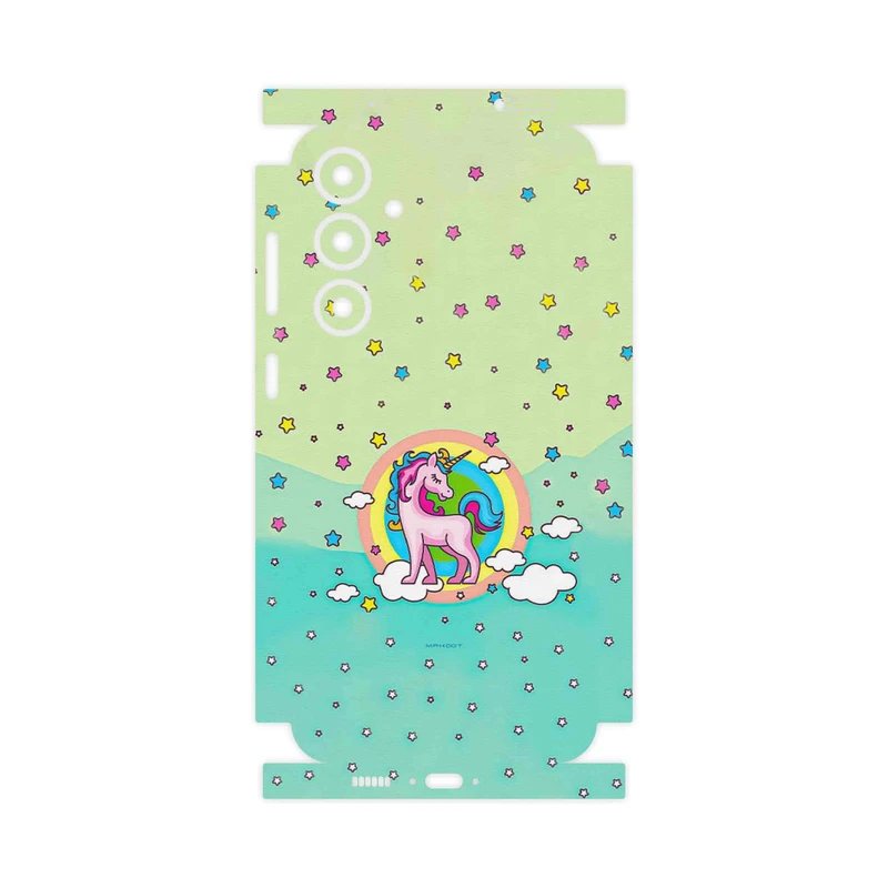 برچسب پوششی ماهوت مدل Rainbow unicorn adventure-FullSkin مناسب برای گوشی موبایل سامسونگ Galaxy S23 FE