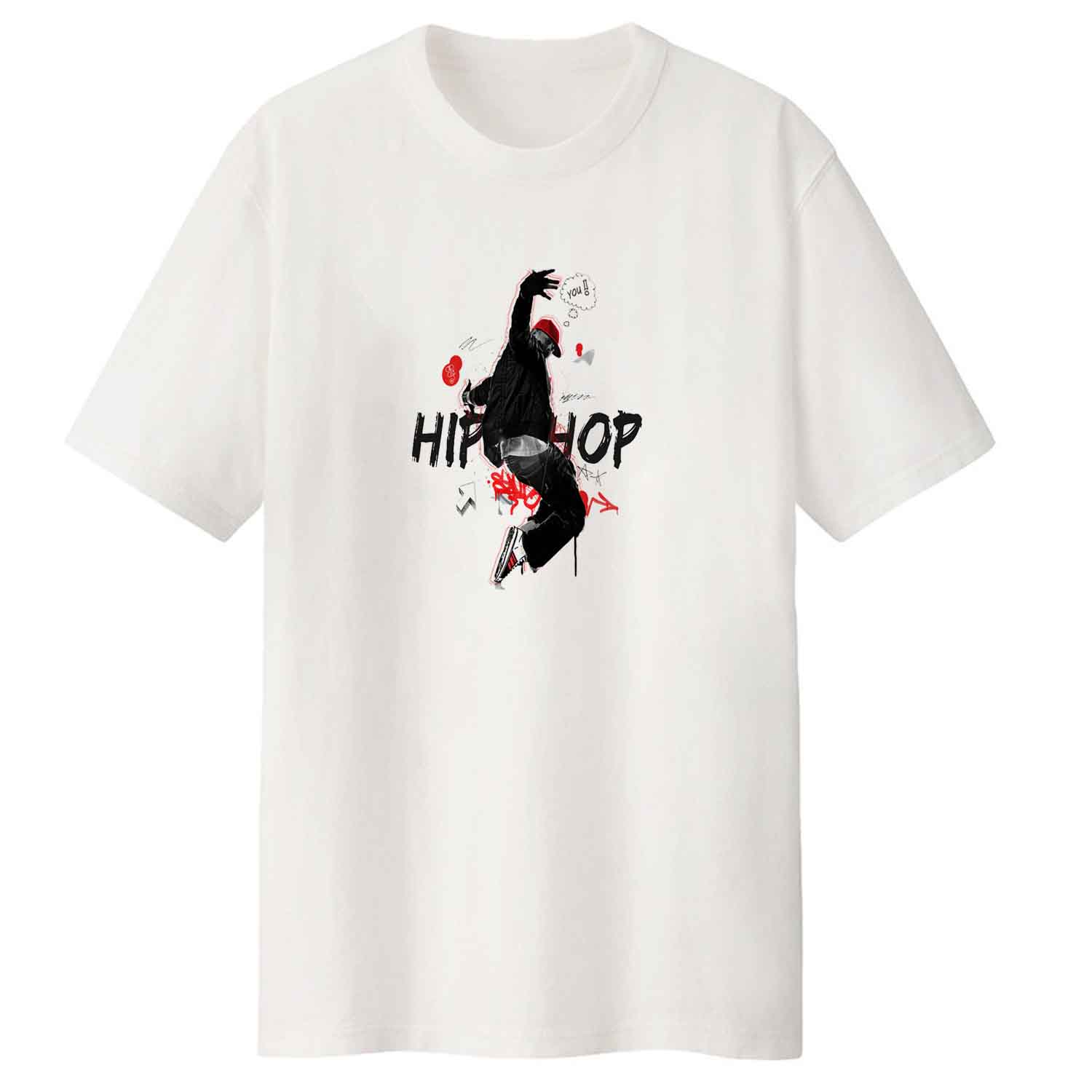 تی شرت لانگ آستین کوتاه زنانه مدل HIPHOP کد LL 68 S