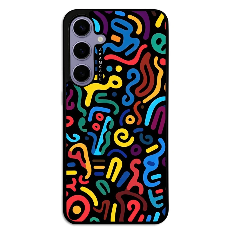 کاور آکام مدل AMC-WSGS24P-DOODLE20 مناسب برای گوشی موبایل سامسونگ Galaxy S24 Plus