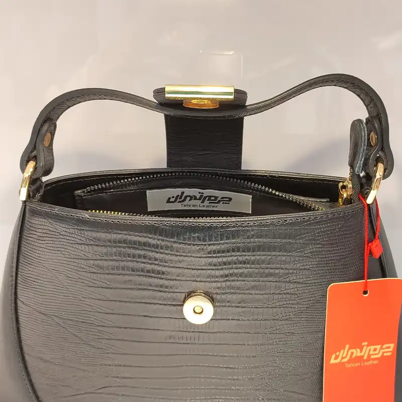 کیف دستی زنانه چرم تهران مدل 375-لیزارد