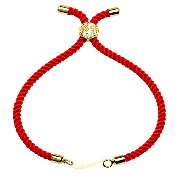 دستبند طلا 18 عیار زنانه الن نار مدل طرح حرف ر ELN2546