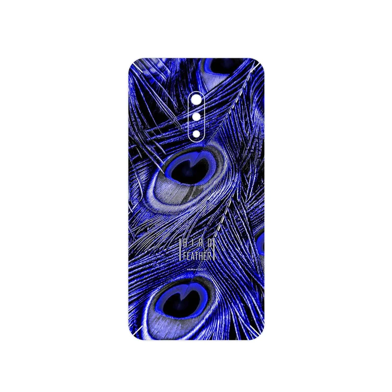 برچسب پوششی ماهوت مدل Purple Feather مناسب برای گوشی موبایل اپو Realme X
