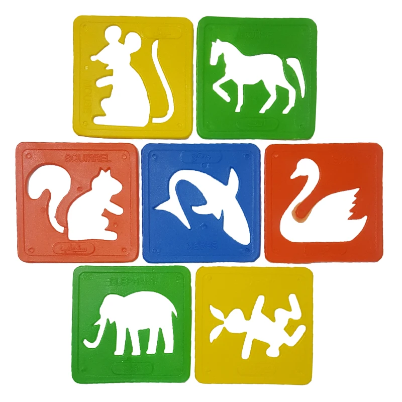 شابلون طرح حیوانات مدل zozo