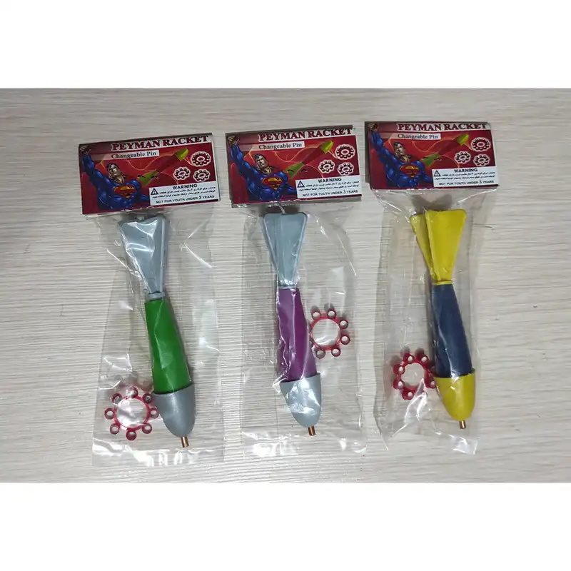 اسباب بازی مدل دارت ترقه دار کد 003 بسته 6 عددی