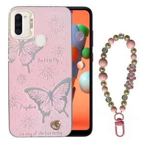 کاور مدل SO COOL طرح پروانه کد SC01 مناسب برای گوشی موبایل سامسونگ Galaxy A11 / M11 به همراه بند آویز