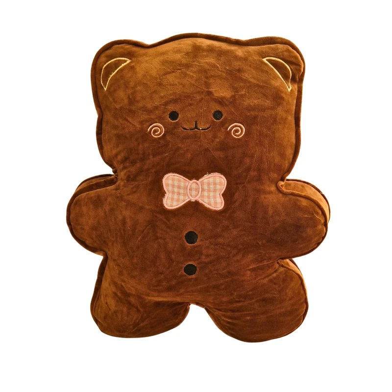 عروسک مدل بيسکوئيتی طرح خرسی کد A01 ارتفاع 45 سانتی متر