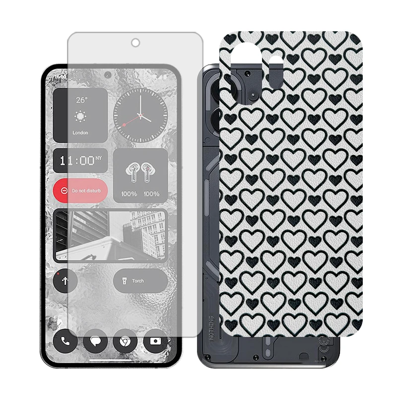 محافظ صفحه نمایش مات گلس مدل Together مناسب برای گوشی موبایل ناتینگ Phone 2 به همراه برچسب پوششی پشت گوشی