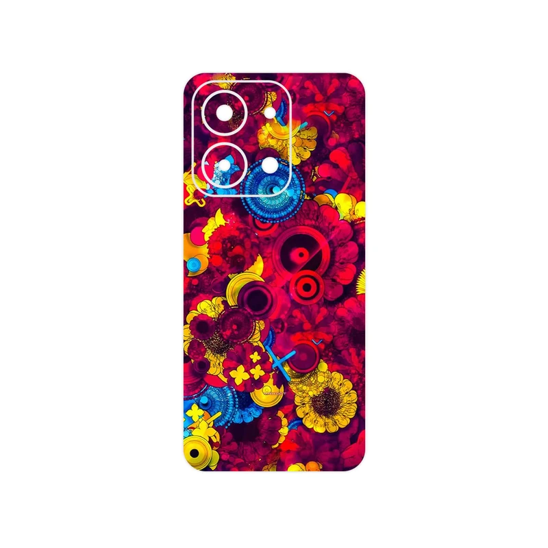 برچسب پوششی ماهوت مدل Vector Flower Garden Digital Art مناسب برای گوشی موبایل شیائومی Redmi 15C 4G