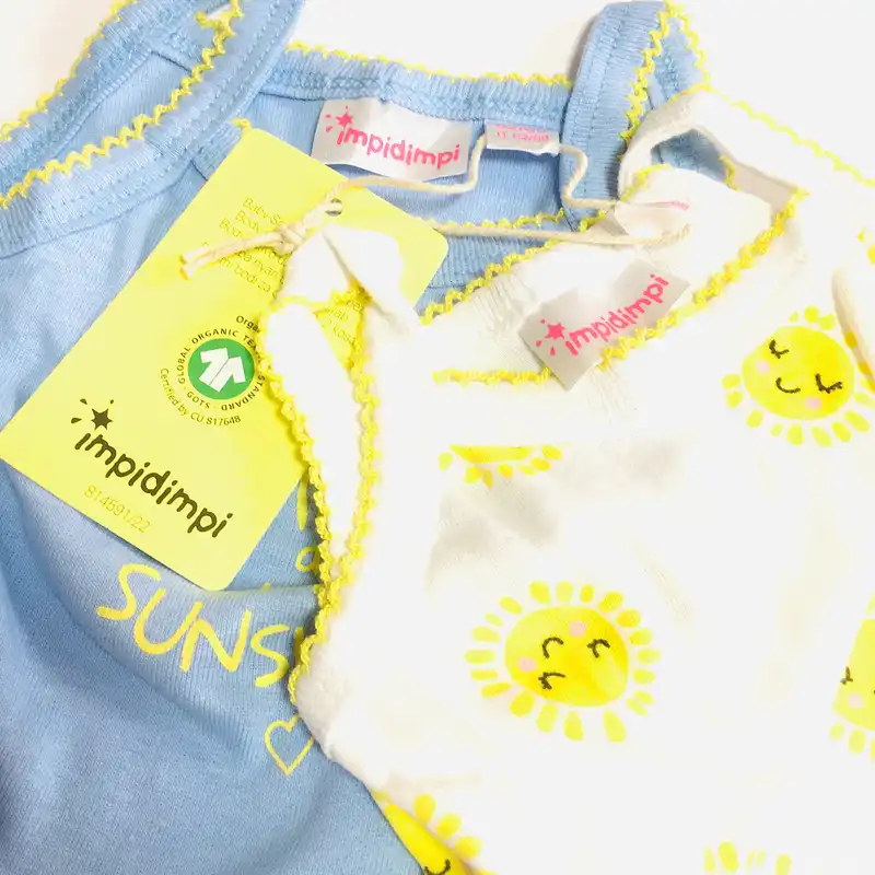 بادی نوزادی ایمپی دیمپی مدل sunshine مجموعه دو عددی