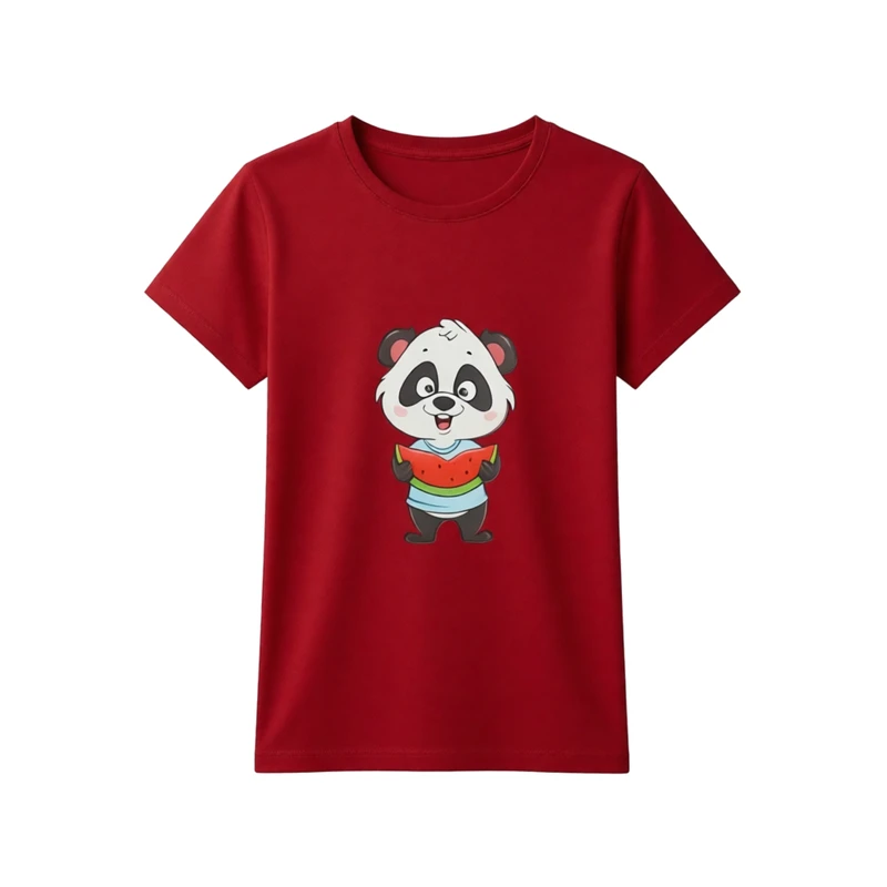 تی‌شرت آستین کوتاه دخترانه پیپرتس مدل یلدا لوپی