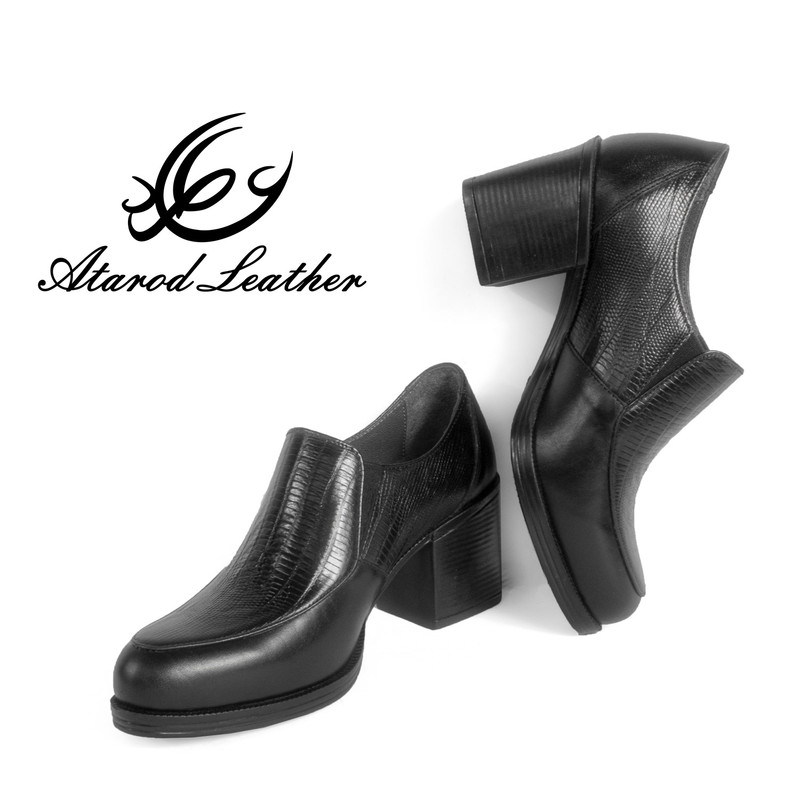 کفش زنانه چرم عطارد مدل چرم طبیعی کد SH147