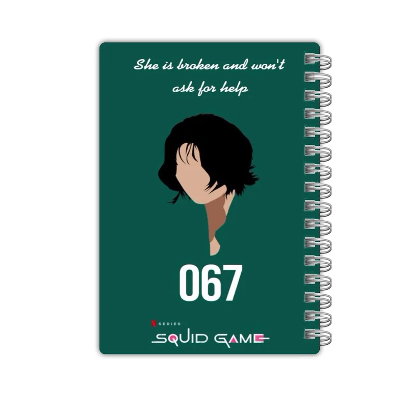 دفترچه یادداشت 50 برگ مدل Squid Game کد 2237