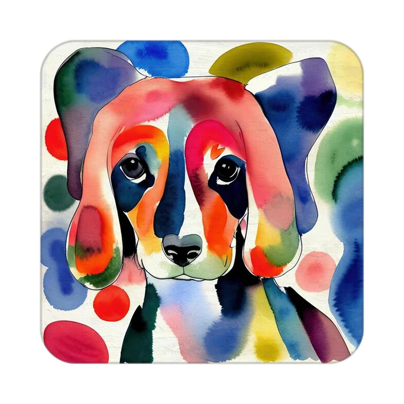 زیر لیوانی کاکتی طرح حیوانات رنگی مدل mp27038