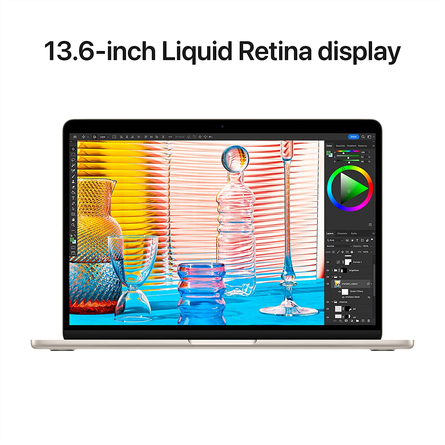 لپ تاپ 13.6 اینچ اپل مدل MacBook Air-MLY23 M2 2022 LLA