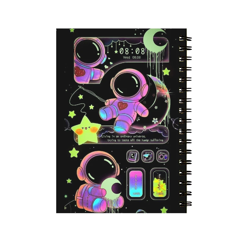 دفتر مشق 50 برگ طرح فضانورد فانتزی کد 2387