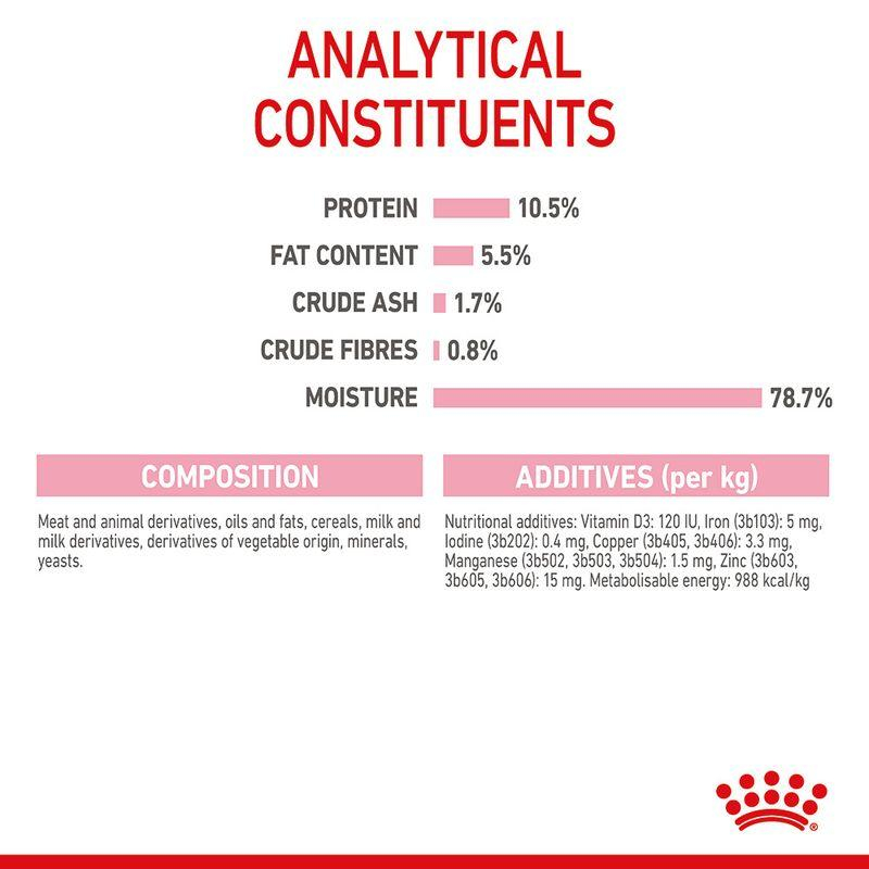کنسرو غذای گربه رویال کنین مدل مادر و بچه گربه وزن 195 گرم مجموعه 4 عددی
