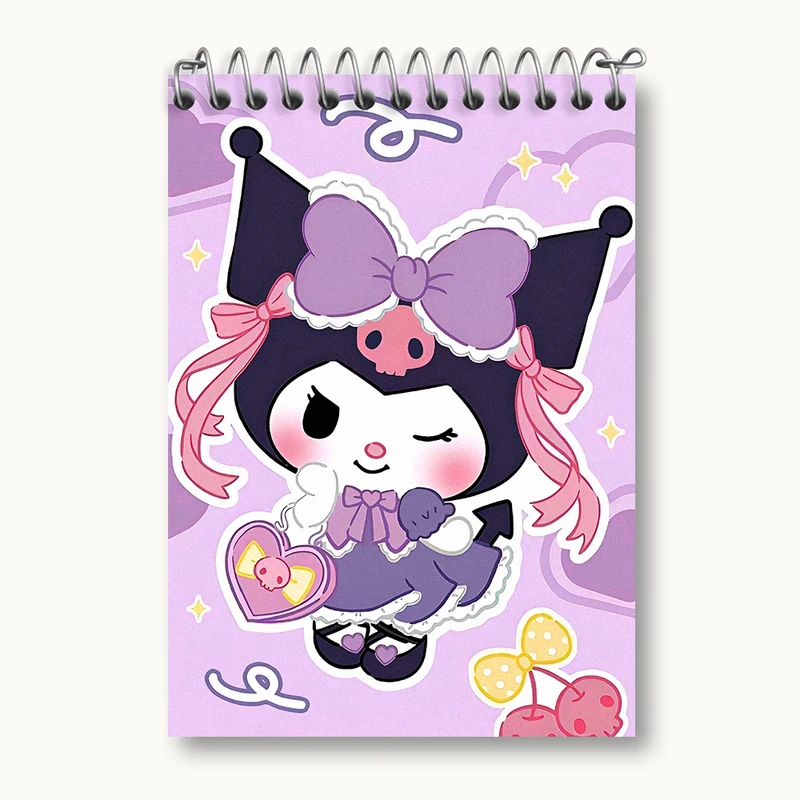 دفتر یادداشت 50 برگ خندالو طرح کرومی (Kuromi) کد N4194